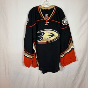 Reebok MiC Anaheim Ducks Home Team Issued Hockey Jersey Goalie Style 58+